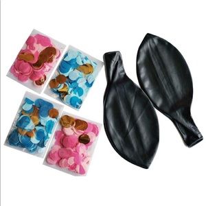 NWT Gender Reveal Balloons with Confetti